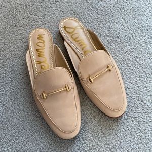Sam Edelman Laurna Nude Leather Mule